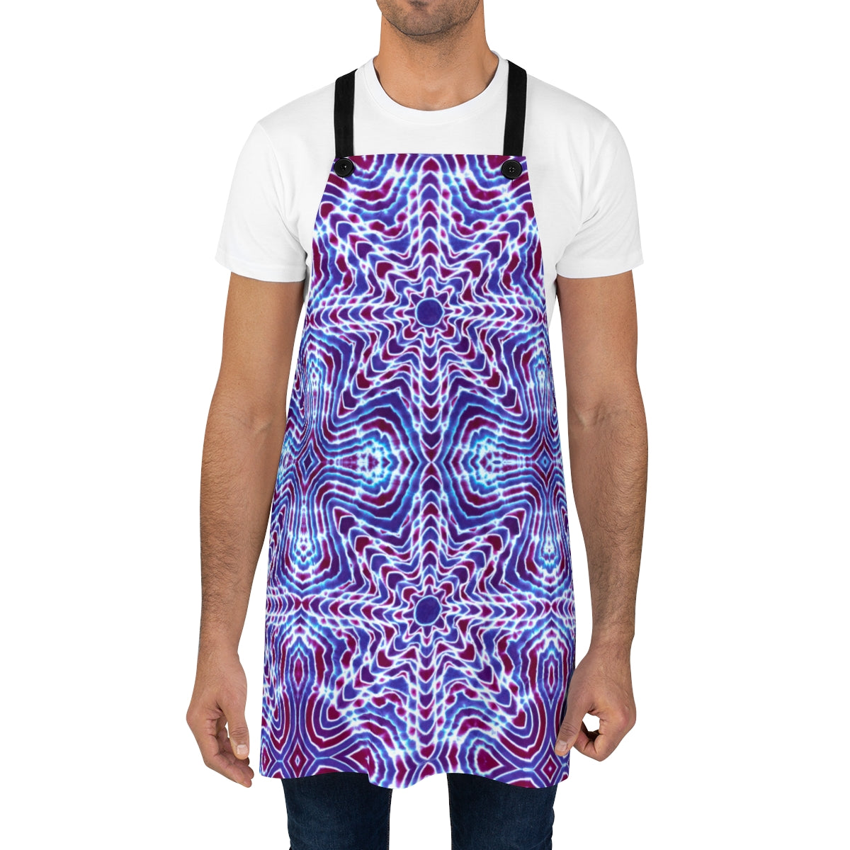 Tie Dye Print Apron