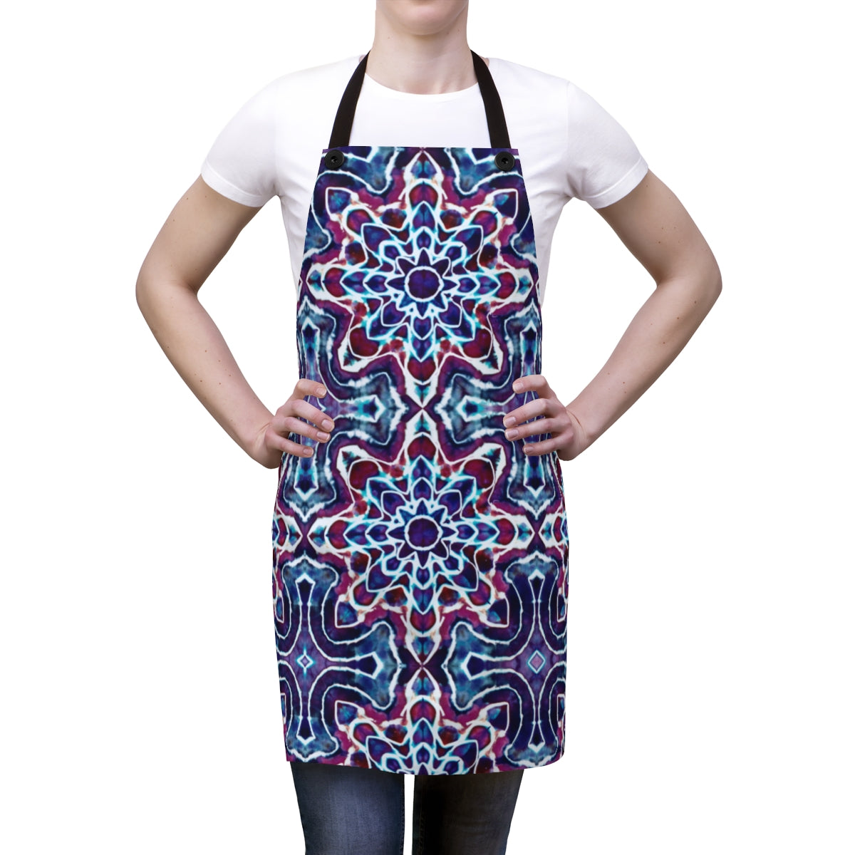 Tie Dye Print Apron