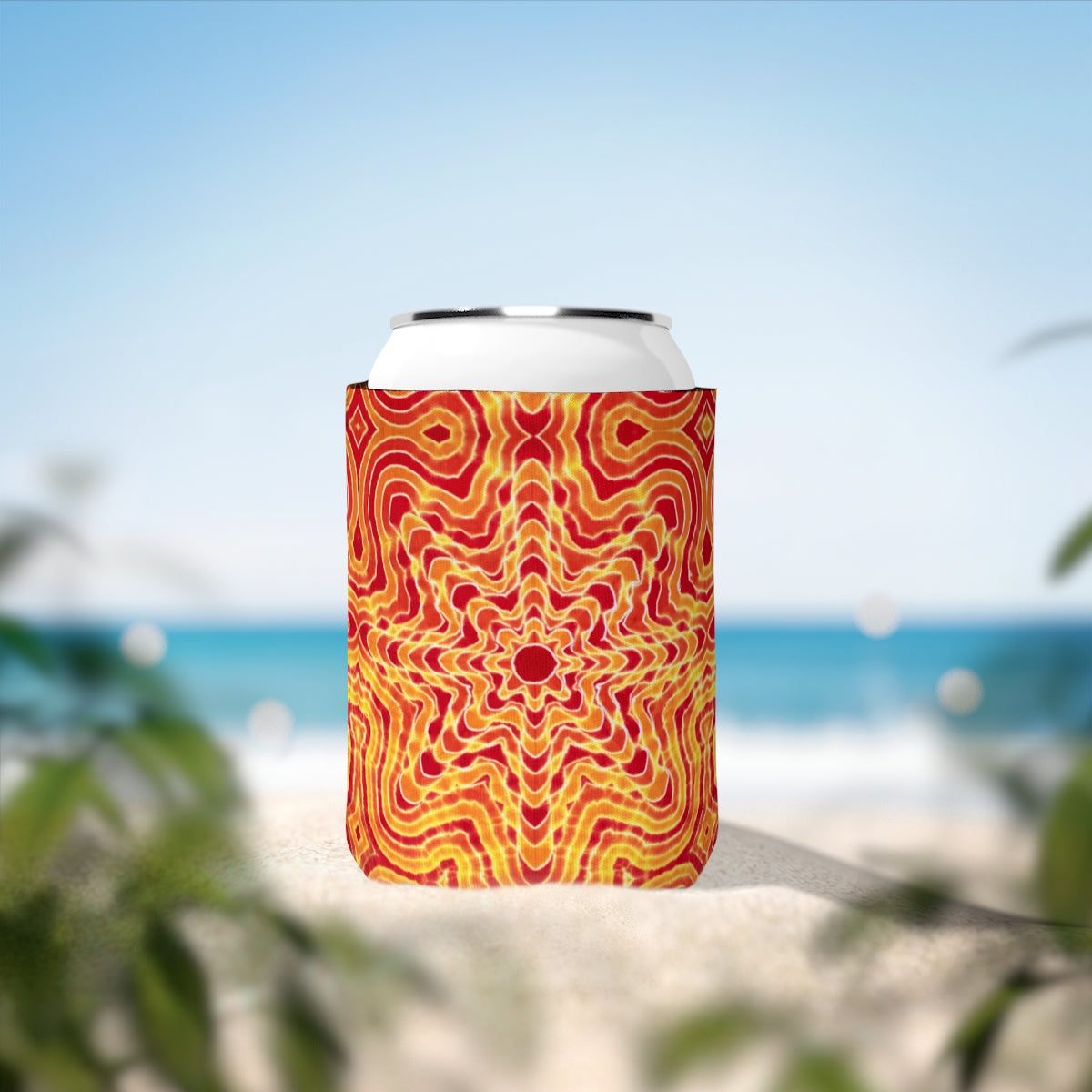 Tie Dye Print Can Sleeve